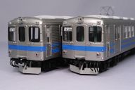 【中古】鉄道線路ひな形 HOゲージ 1/80 弘南鉄道線路デハ6000形 6007+6008 青帯 2両取り合わせ書き割り KTM直営店・駿河屋押さえる品 [1-600-57]