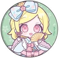 【中古】バッジ・ビンズ ふわり 「アイドルランドプリパラ 缶バッジ 19.ひな祭りver. ミニキャライラスト」画像