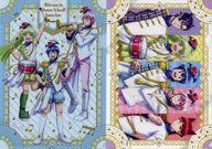 【中古】クリアファイル A.集合(ブルー) 描き下ろしクリアファイルセット(2枚セット) 「魔入りました!入間くん×ドン・キホーテ」画像