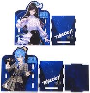 【中古】ペンスタンド・筆立て(アクリル) 花鋏キョウ(Re：AcT)＆星街すいせい(ホロライブ) アクリルペンスタンド 「バーチャルYouTuber TUBEOUT! Vol.10」 お土産付きチケット特典