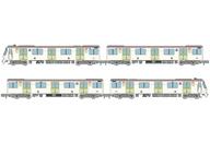 【中古】鉄道模型 1/150 Osaka Metro70系後期車 (長堀鶴見緑地線・16編成桜色)4両セットB 「リニア地下鉄道コレクション」 [322351]