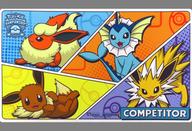 【中古】サプライ ポケモンカードゲーム 英語版 プレイマット イーブイ＆ブースター＆シャワーズ＆サンダース 2023 Pokemon Europe International Championships COMPETITOR -ポケモンヨーロッパインターナショナルチャンピオンシップス2023-
