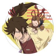 【中古】バッジ・ピンズ(キャラクター) 前田慶次 「学園BASARA トレーディングレザーバッジ」画像