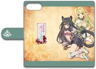 【中古】携帯ジャケット・カバー シェラ・L・グリーンウッド＆レム・ガレウ 手帳型スマホケース(iPhone6/6s/7/8) 「異世界魔王と召喚少女の奴隷魔術」画像