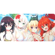 【中古】デスクマット [単品] ノラと皇女と野良猫ハート 集合 描きおろしデスクマット 「C94 HARUKAZEグッズセット」画像