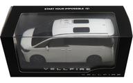 【中古】ミニカー 1/30 TOYOTA VELLFIRE(プラチナホワイトパールマイカ)カラーサンプル用ディスプレイモデル [089]