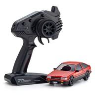 【新品】ラジコン MA-020 r/s トヨタ カローラレビン AE86 赤いこと/黒いこと 「ミニッツAWD続きもの」 小母さん書き割り [32641RBK]