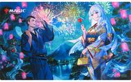 【中古】サプライ MTG プレイマット 放浪皇の夏祭り メインビジュアル 放浪皇の夏祭りキャンペーン当選品