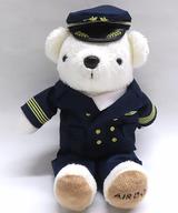 【中古】ぬいぐるみ ベア・ドゥ パイロットバージョン ぬいぐるみ AIRDO機内販売限定