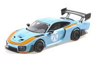 【新品】ミニカー 1/18 ポルシェ 935/19 2020 #70(青碧×オレンジ色縞模様) [155067570]