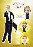 【中古】シール・ステッカー(キャラクター) 赤城賀寿 きゃらぺたS 「ボールルームへようこそ」画像