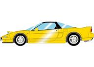 【中古】ミニカー 1/43 Honda NSX-R (NA1) 1992 Head lamp open(インディイエローパール) [EM666E]