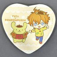 【中古】バッジ・ピンズ 神ノ島風太×ポムポムプリン 「アルゴナビス from BanG Dream!×サンリオキャラクターズ トレーディングハート型缶バッジB」 アニメイト池袋本店限定画像
