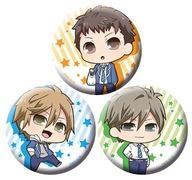 【中古】バッジ・ピンズ(キャラクター) 三島＆本田＆中島 ”カナちび”缶バッジセット(3個組) 「コンビニカレシ」画像