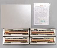 【中古】鉄道線路ひな形 HOゲージ 1/80 国鉄485系 国鉄急行列車色クロ481-100基本原理4両D書き割り(クロ481+モハ484M+モハ485+クハ481) [ES5321]