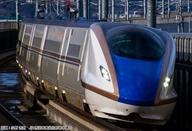 【中古】鉄道線路ひな形 1/160 W7系北陸新幹線 6両増結書き割り [10-1976]