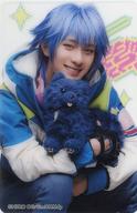 【中古】キャラカード 永田聖一朗(蒼葉/ぬいぐるみ) ランダムクリアカード 「脳内クラッシュ演劇『DRAMAtical Murder』フラッシュバック」画像