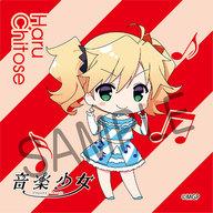 【中古】コースター(キャラクター) 千歳ハル コースタータオル 「音楽少女」画像