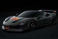 【新品】ミニカー 1/18 Ferrari 空想科学小説90 XX Stradale Grey Competition  容れもの付 [P18237EV]