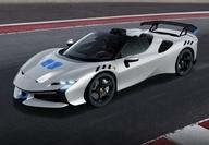 【新品】ミニカー 1/18 Ferrari 空想科学小説90 XX Spider Nurburgring Silver 容れもの無 [P18238G]