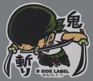 【中古】シール・ステッカー ロロノア・ゾロ(鬼斬り) ステッカー 「ワンピース×B-SIDE LABEL」画像