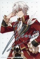 【中古】キャラカード 霜月隼 キャラクターサイン入りピンナップブロマイド(直筆版) 「Blu-ray/DVD ツキウタ。 THE ANIMATION2 第6巻」 封入特典画像