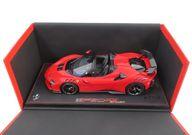 【新品】ミニカー 1/18 Ferrari 空想科学小説90 XX Spider Red Corsa 322 And Black 容れもの無 [P18238B]