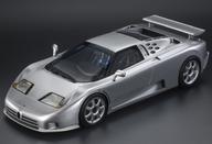 【新品】ミニカー 1/12 ブガッティ EB110 SS(しろがね色) [TOP12-42B]