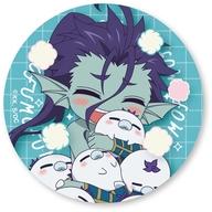 【中古】バッジ・ビンズ プチポセイドン 魔王城でモフモフ 缶バッジ(56mm) 「魔王城でおやすみ」画像