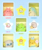 【中古】ぬいぐるみ ふろしき＆ざっそう＆にせつむり＆砂ぼこり＆大騒ぎふらいのしっぽ FCてのりぬいぐるみ書き割り 「すみっコぐらし」 すみっコぐらしファンクラブ通信販売押さえる
