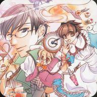 【中古】コースター 集合(不思議の国のアリス風) オリジナルコースター 「桜蘭高校ホスト部 コラボレーションカフェ アンコール」 前半期間コラボメニュー注文特典画像