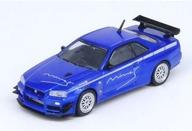 【中古】ミニカー 1/64 NISSAN スカイライン GT-R (R34) V-SPEC Tuned by ”MINE’S” [IN-R34VS-MINES-BL]