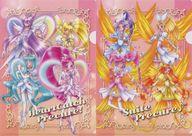 【中古】クリアファイル ハートキャッチプリキュア!＆スイートプリキュア♪ A4クリアファイルセットC(2枚セット) 「全プリキュア展 〜20th Anniversary Memories〜」画像
