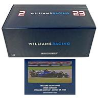 【中古】ミニカー 1/18 ウィリアムズ 一ころ FW45 ローガン・サージェント 連合王国GP 2023 ウィリアムズ GP参戦800戦目操作手順 [117231102]
