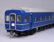 【中古】鉄道線路ひな形 HOゲージ 1/80 国鉄24系25形 オハネフ25-100 銀帯 [1-025-111]