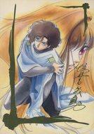 【中古】アニメ系トレカ/レア/新吸血姫 美夕/垣野内成美コレクション　トレーディングカード 041[レア]：月刊サスペリア 93年6月号 扉絵(垣野内成美金箔押しサイン入り)画像