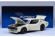 【中古】ミニカー 1/18 日産 地上地平 2000GT-R (KPGC110) チューンド・バージョン(白いこと) 「オートアート・コンポジットモデルシリーズ」 [77467]