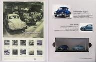 【中古】ミニカー Volkswagen Type1 65th Anniversary 枠組み郵便切手書き割り(2台書き割り)