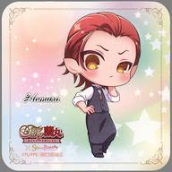 【中古】マグカップ・湯のみ 歩照瀬焔(ミニキャラ) オリジナルコースター 「Fairy蘭丸〜あなたの心お助けします〜×SWEETS PARADISE」 コラボメニュー注文特典画像