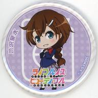 【中古】バッジ・ビンズ 渋沢泉水 ミニキャラver. 缶バッジ 「ライフル・イズ・ビューティフル WEBくじ」 E-6賞画像