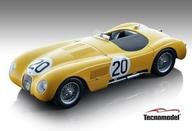 【新品】ミニカー 1/18 ジャガー C-タイプ ル・マン24時間 1953 エキュリー・フランコルシャン R.LAURENT - C.DE TORNACO #20 [TM18-290D]