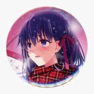 【中古】バッジ・ビンズ 間桐桜 75mm缶バッジ 「くじ引き堂 Fate/kaleid liner プリズマ☆イリヤ ドライ!! オンラインくじ」 D-6賞画像