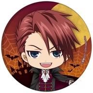 【中古】バッジ・ビンズ 右代宮戦人 「缶バッジ うみねこのなく頃に 33.ハロウィンver. ミニキャライラスト」画像