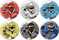 【中古】バッジ・ビンズ 全6種セット 「忍者戦隊カクレンジャー 缶バッジ 01.グラフアートイラスト」画像
