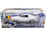 【中古】ミニカー 1/18 1976 FORD MUSTANG II COBRA II(白いこと×青色) ミニカー・トイカー-車