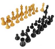 【中古】ボードゲーム 4 Alexander Staunton Ebony Wood Chess Pieces -アレクサンダー・スタントン・エボニーウッド・チェス駒-