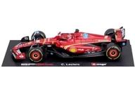 【中古】ミニカー 1/18 フェラーリ 空想科学小説-24 2024 #16 C.ルクレール １番ウッド付 [18-16821L16]