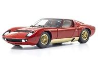 【新品】ミニカー 1/18 ランボルギーニ ミウラ P400(赤いこと) [KS08314R]