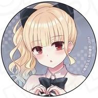 【中古】バッジ・ビンズ 小泉さん(Yシャツ) 「ラーメン大好き小泉さん ホログラムカンバッジ」画像