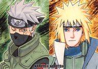 【中古】キャラカード はたけカカシ＆波風ミナト 生ブロマイドセット(2枚セット) 「NARUTO-ナルト- NARUTO展」